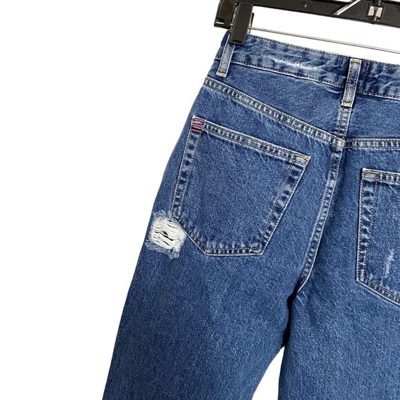 Urban Outfitters BDG Mom High Rise Denim Jeans Womens Sz 24 Distressed Slim NWOT - Picture 9 of 10